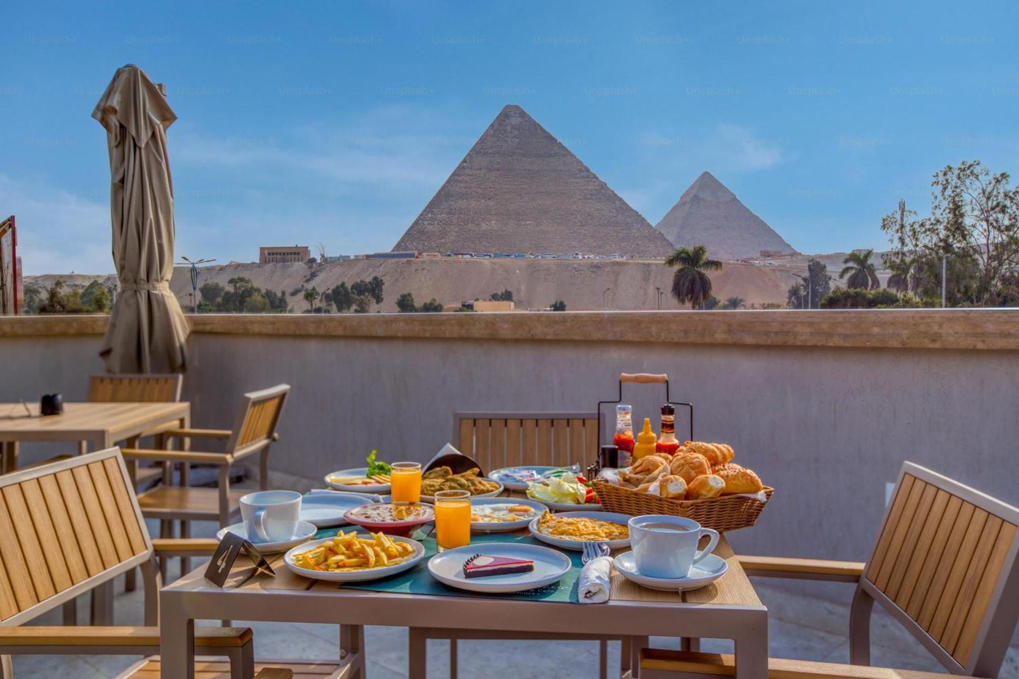 La Boutique Hotel - Vue Des Pyramides Kafret el-Gabal Eksteriør bilde