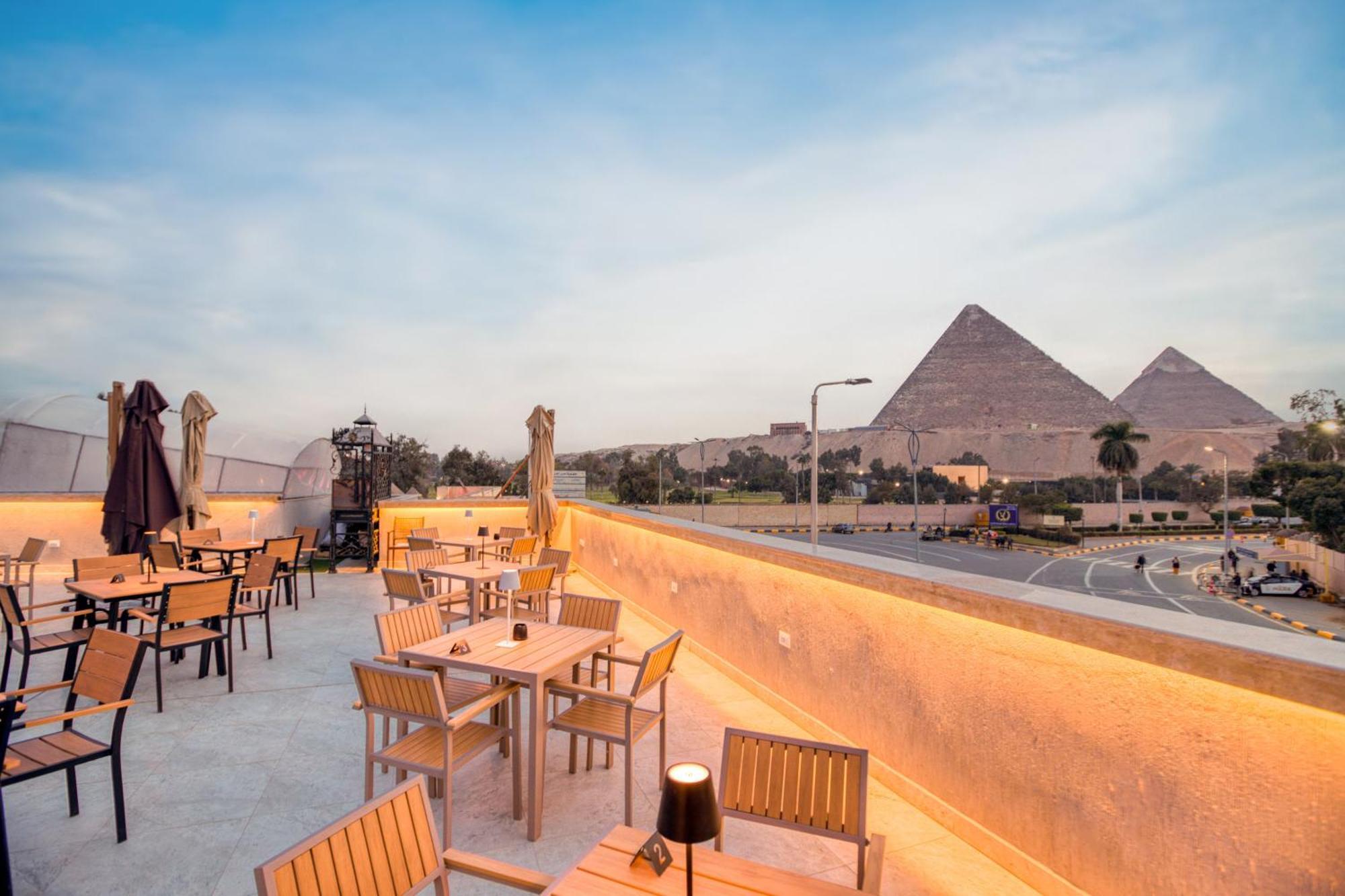 La Boutique Hotel - Vue Des Pyramides Kafret el-Gabal Eksteriør bilde