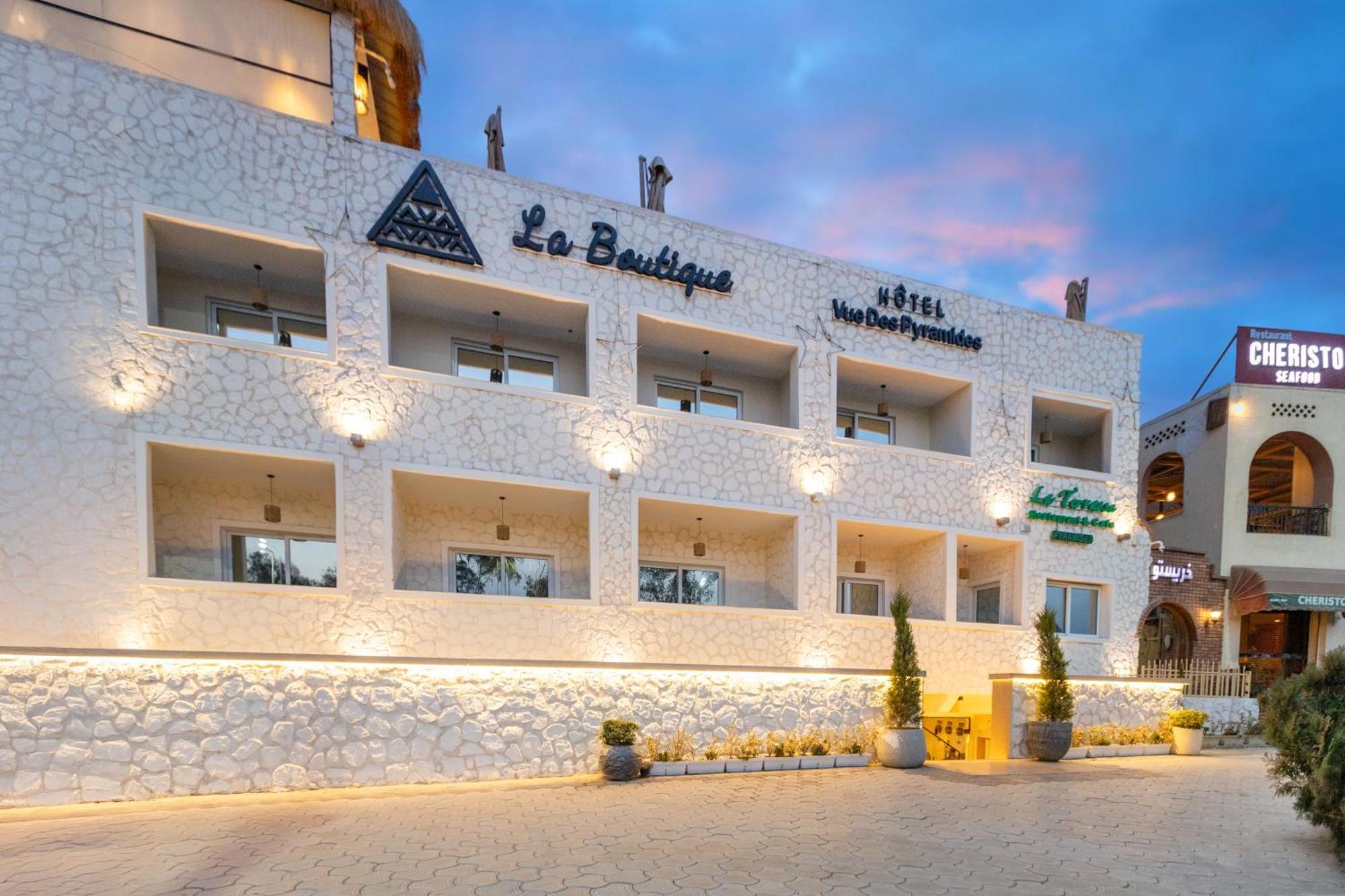 La Boutique Hotel - Vue Des Pyramides Kafret el-Gabal Eksteriør bilde
