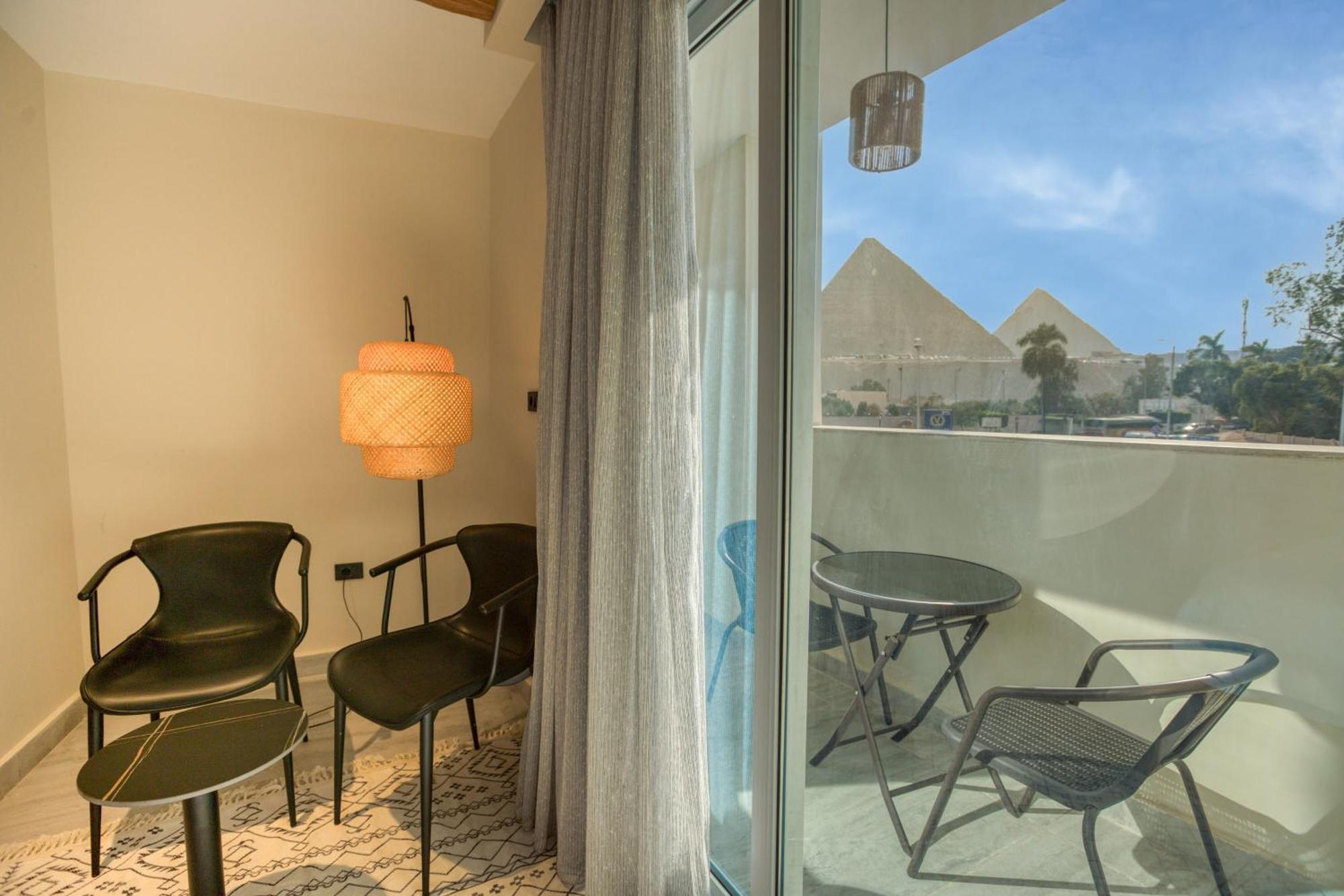 La Boutique Hotel - Vue Des Pyramides Kafret el-Gabal Eksteriør bilde