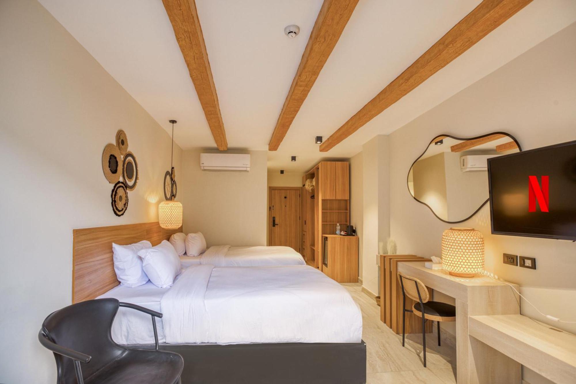 La Boutique Hotel - Vue Des Pyramides Kafret el-Gabal Eksteriør bilde